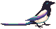 pixel art magpie